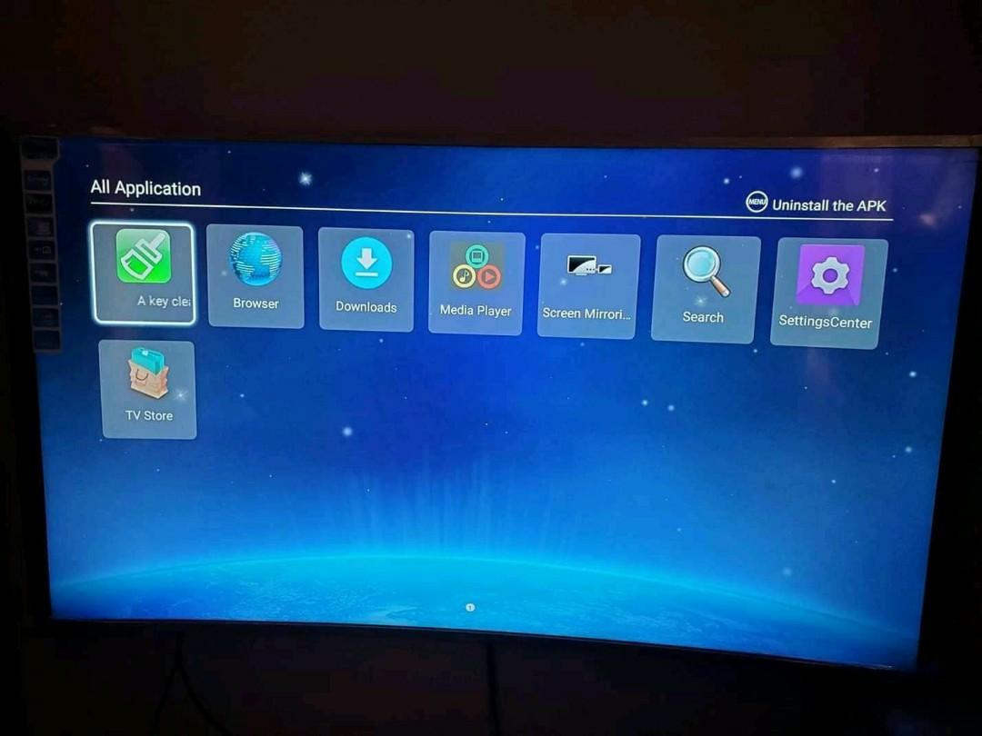 Qube CURVE TV 55 INCHES 4K ULTRA HD, TV & Home Appliances, TV