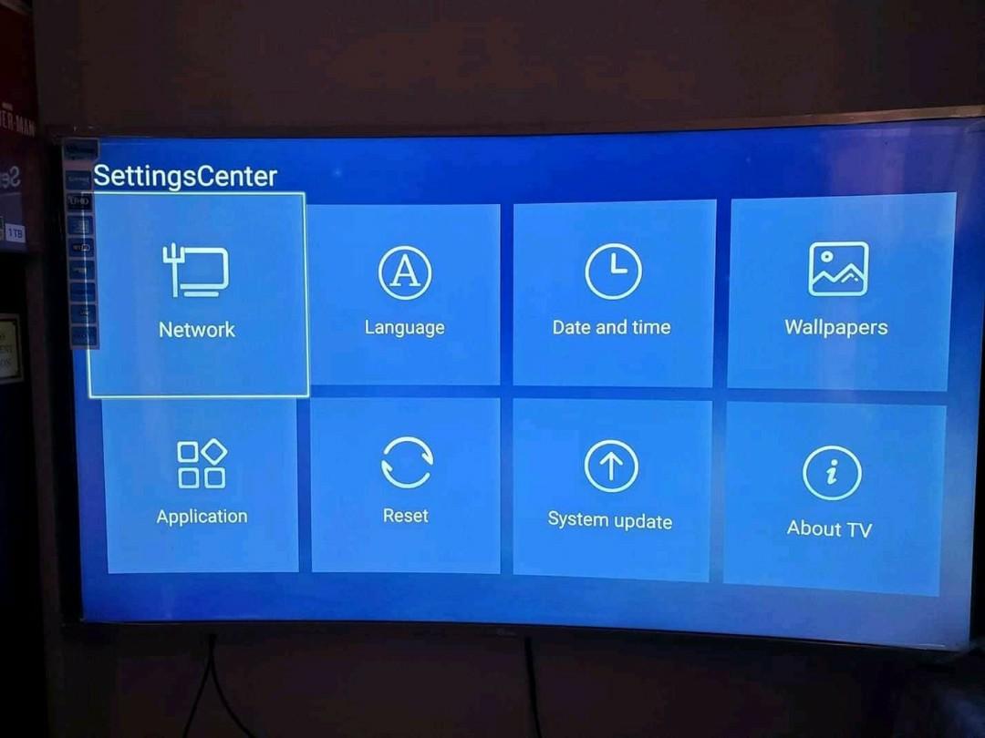 Qube CURVE TV 55 INCHES 4K ULTRA HD, TV & Home Appliances, TV