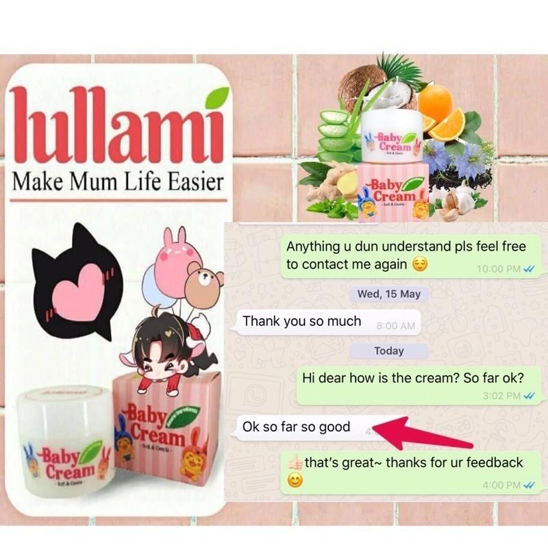 Ready stock Lullami baby cream bubble bath buy 2 free water
