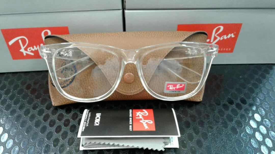 Transparent outlet wayfarer glasses