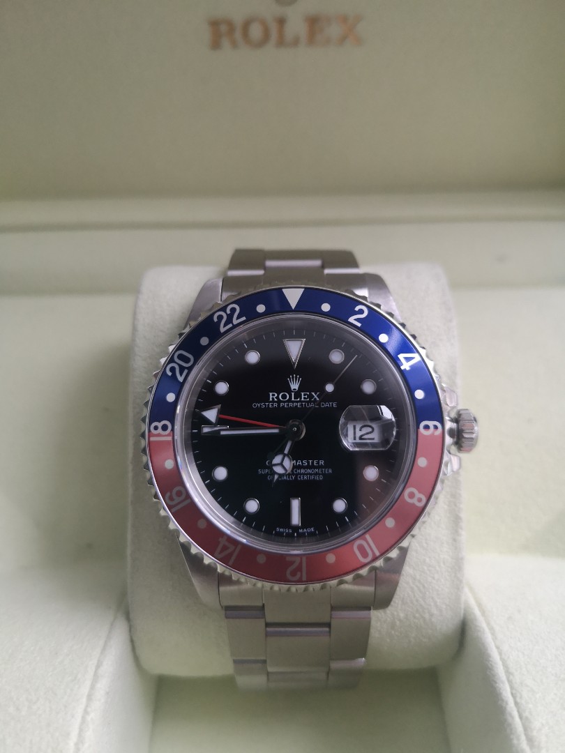 Rolex Gmt Master 16700 Pepsi Faded Bezel 40mm Automatic Luxury Watches On Carousell