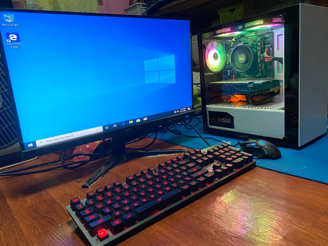 Ryzen 5 Gaming Pc Monitor Electronics Computers Desktops On Carousell
