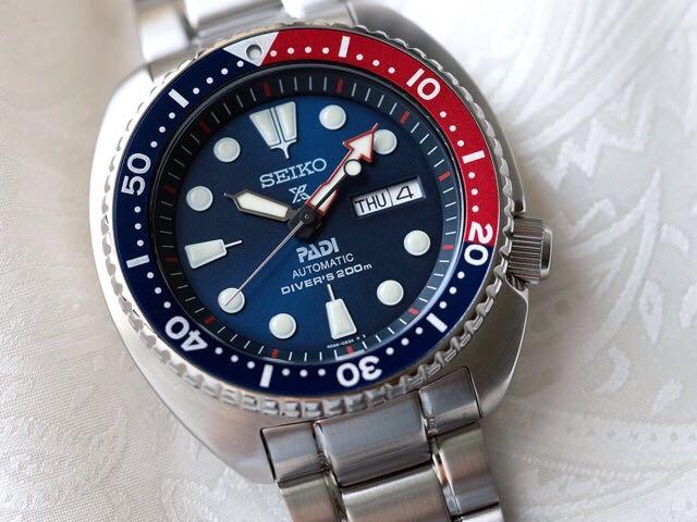 Seiko PROSPEX SRPA21K1 PADI Turtle Automatic Dive Watch SRPA21 Pepsi Brand  New, Men's Fashion, Watches & Accessories, Watches on Carousell