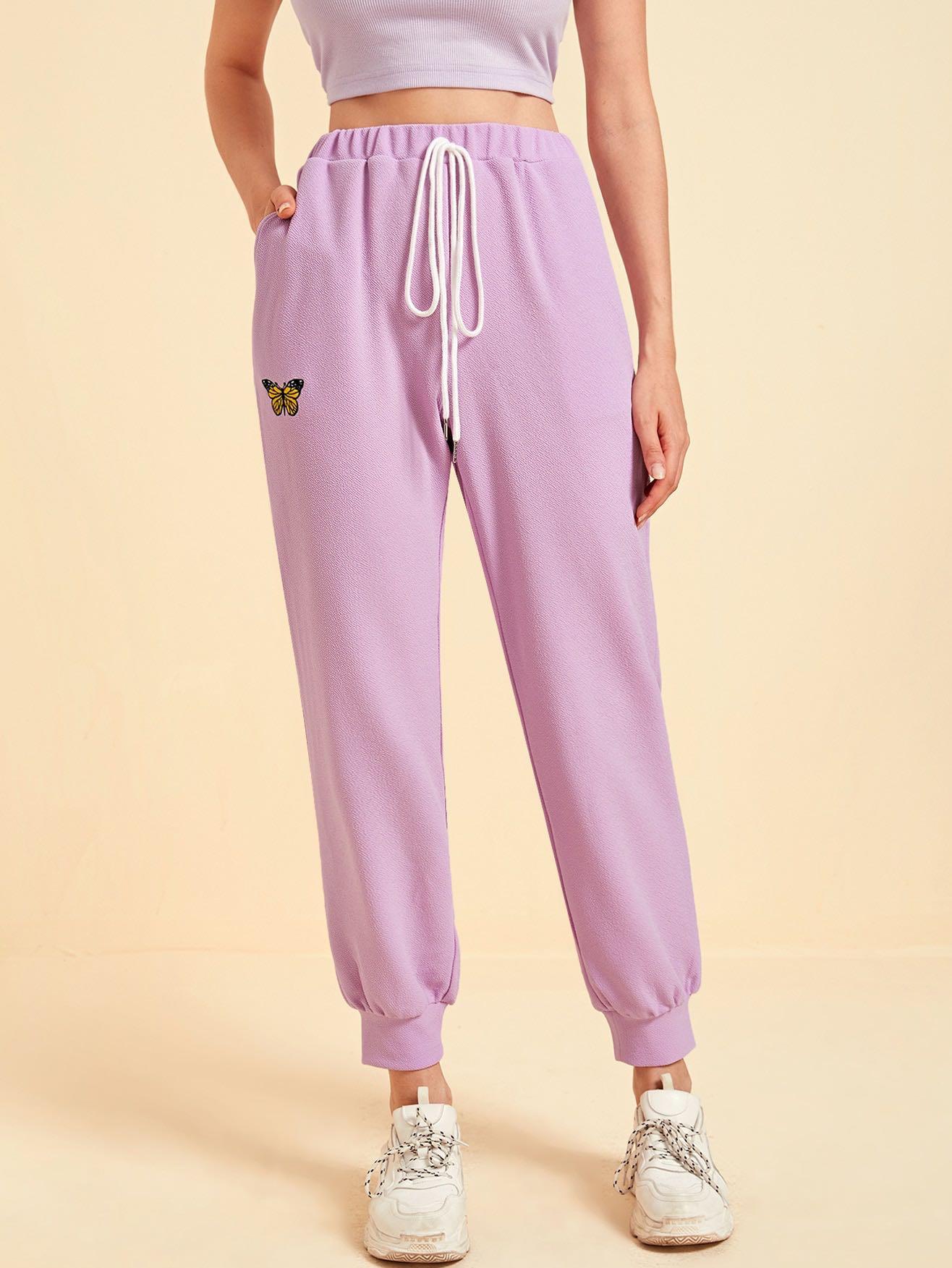 Shein butterfly sales sweatpants