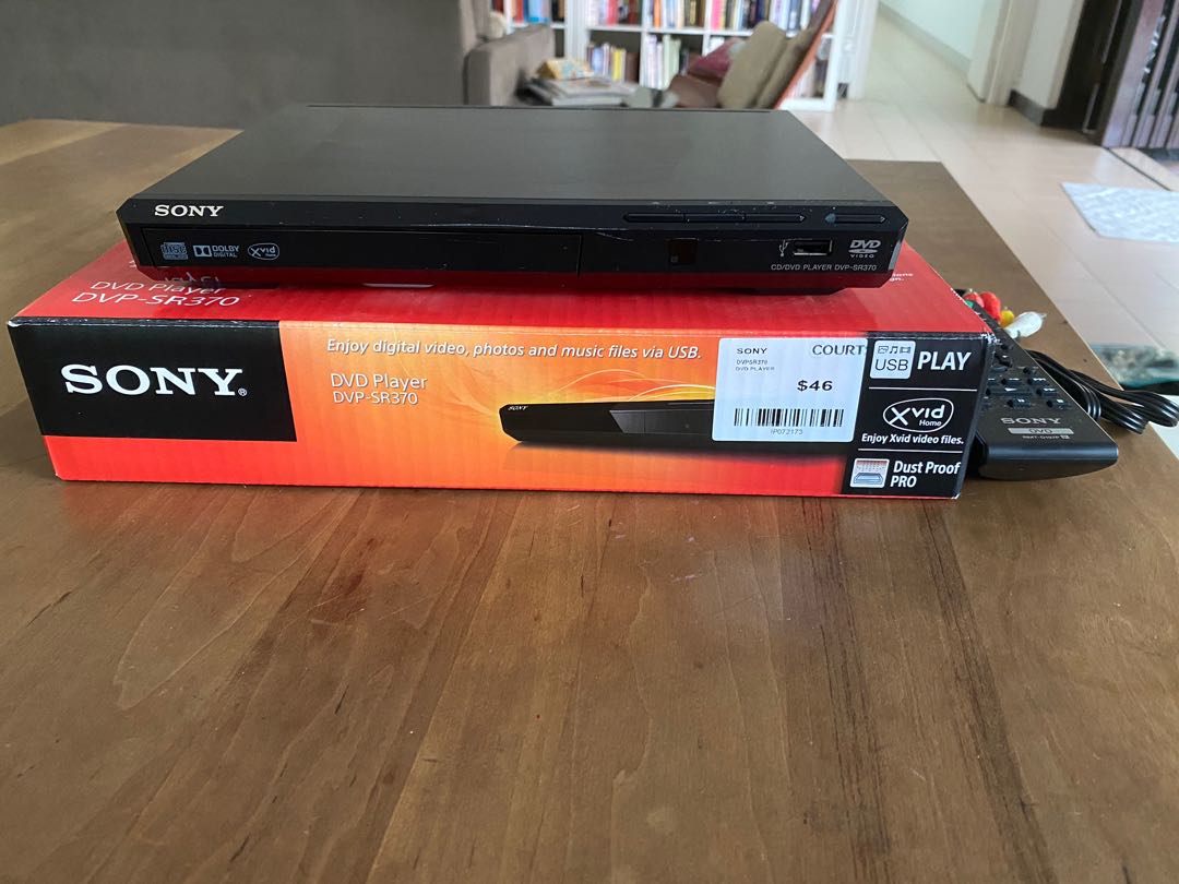 Sony DVD Player DVP-SR370, TV & Home Appliances, TV & Entertainment ...