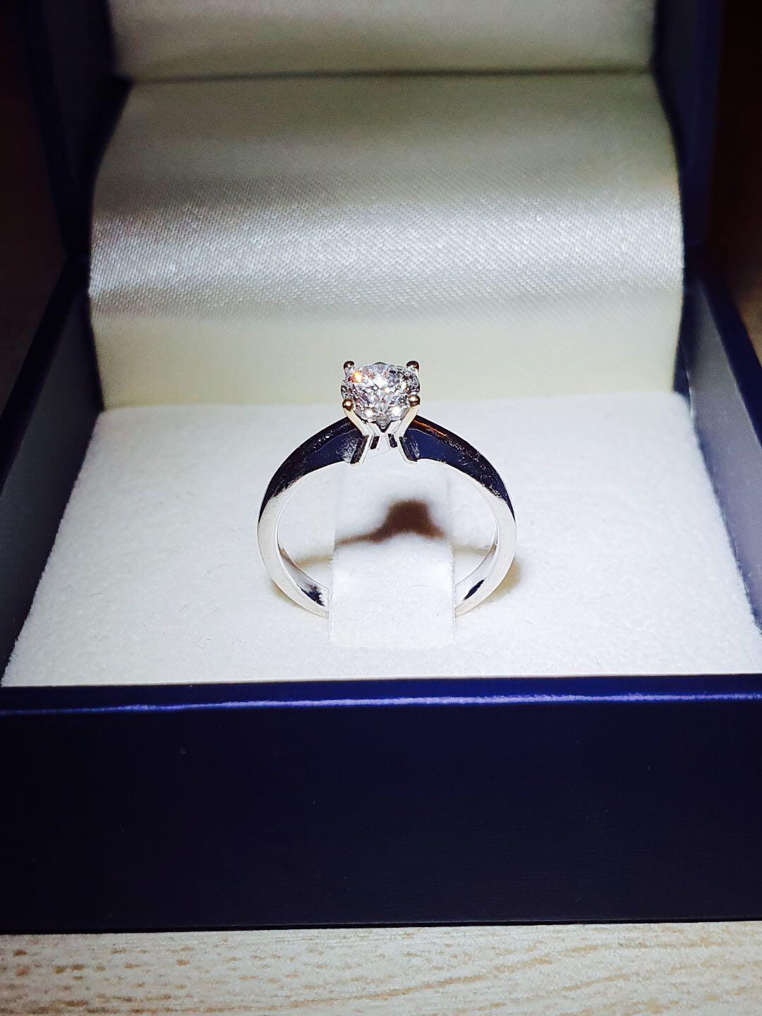 0.525ct AGS certified diamond solitaire engagement wedding Ring for SALE