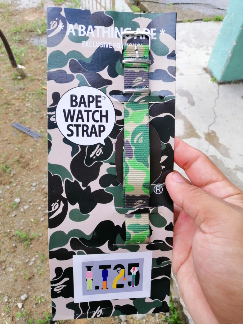 bape watch strap