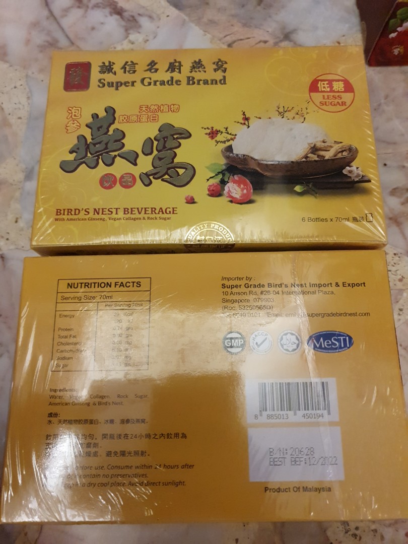 Super Grade Birdnest Food Drinks Beverages On Carousell