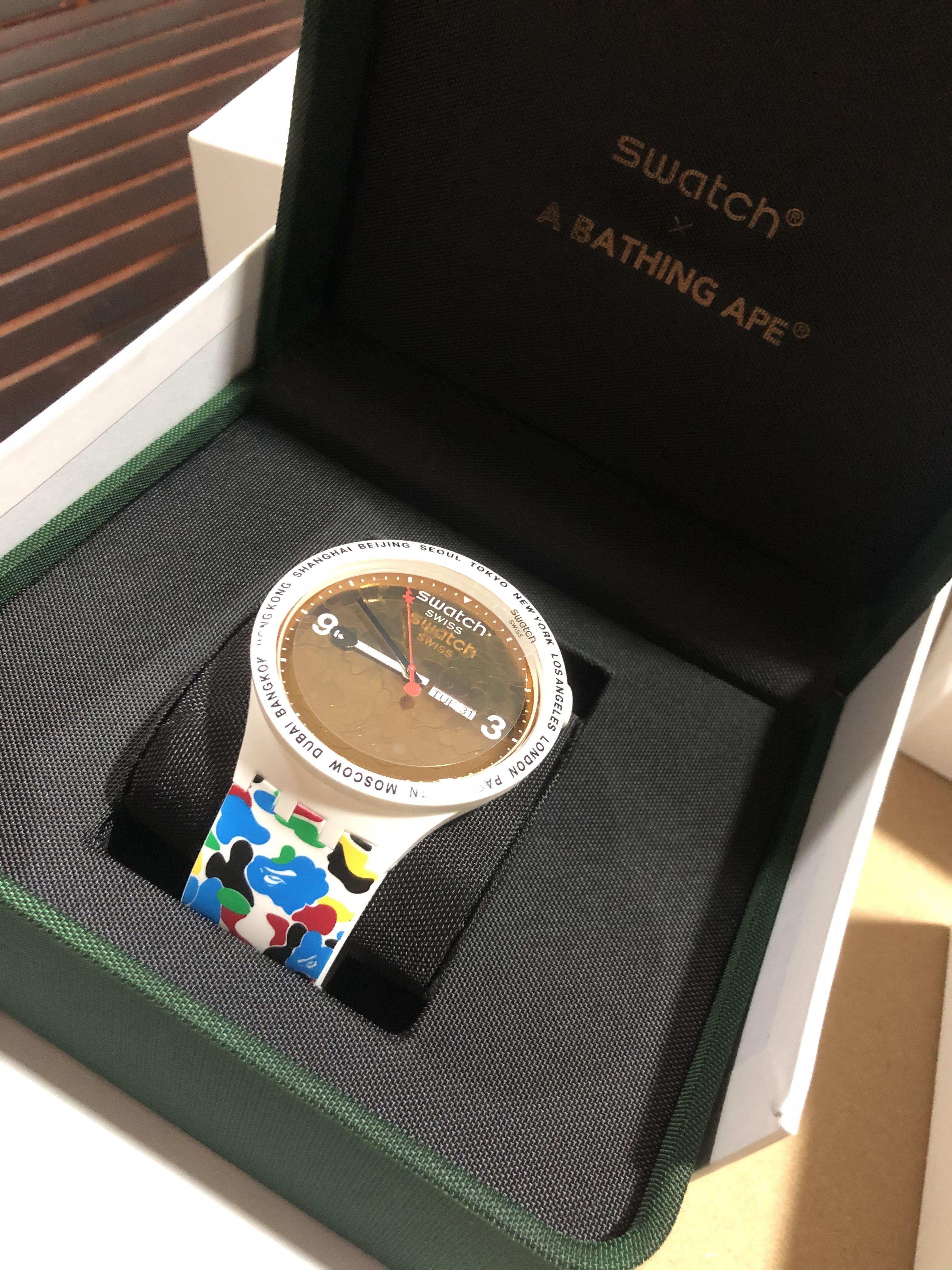 Swatch x bape best sale tokyo black multi camo