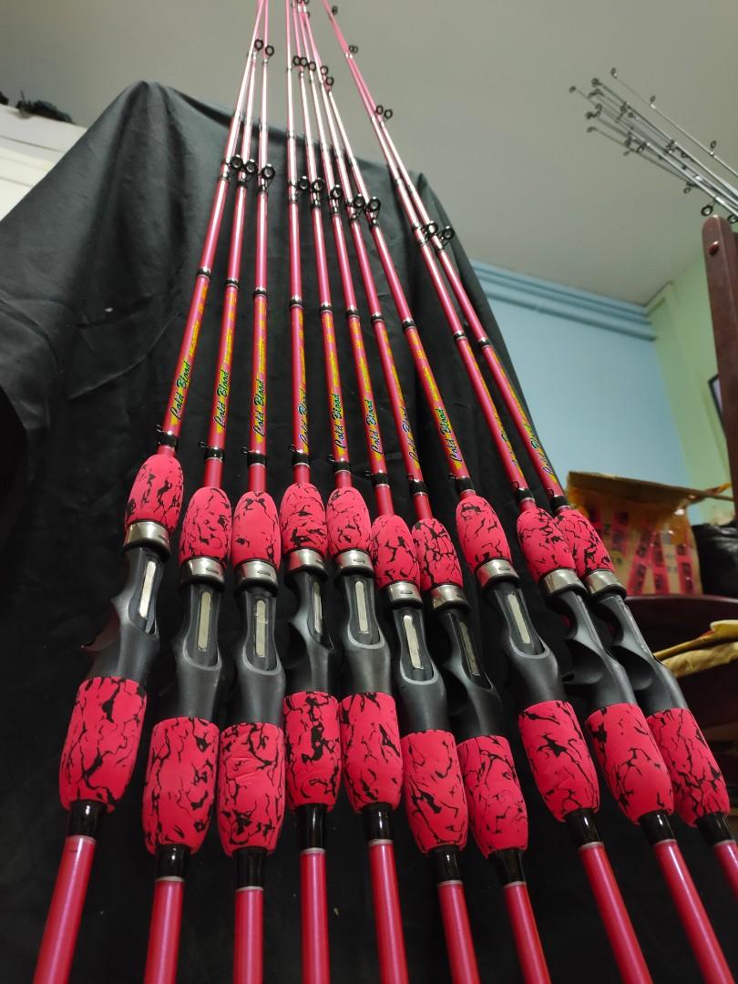 Red baitcaster rod Outlet