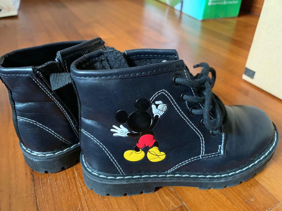 Zara Toddler boots shoes Mickey mouse Babies Kids Babies