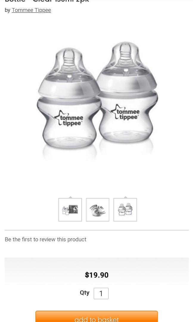 tommee tippee 160ml bottles