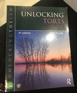 Law Of Torts In Malaysia Textbook Norchaya Talib Textbooks On Carousell