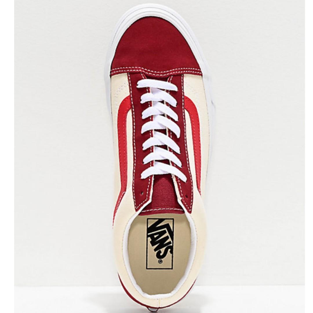 Vans style 36 biking red cheap