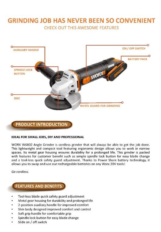 Worx wx802 sale