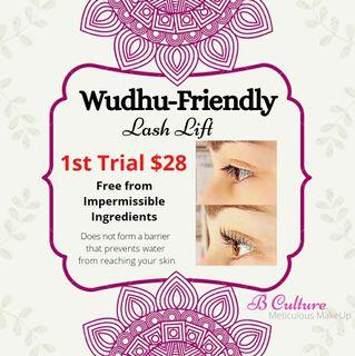 Wudhu Friendly Lash Lift 1st Trial