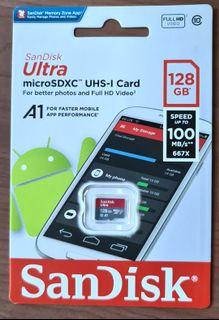 100% Original SanDisk Micro SD Card 128 GB