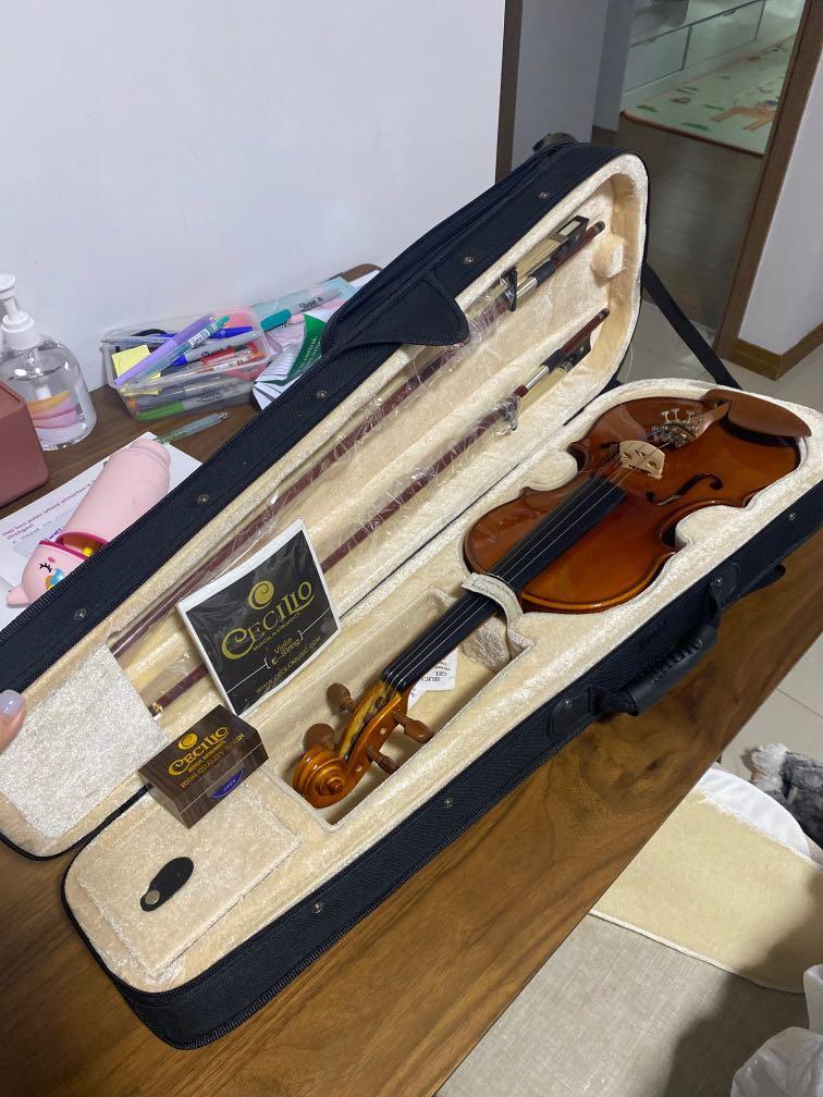 New 1/2 Sized Violin Cecilio CVN-200