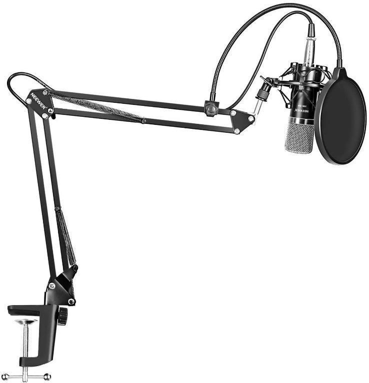 8317 Lypulight Condenser Microphone Kit Bm 800 Mic Set Studio Broadcasting Recording Microphone With Adjustable Suspension Scissor Arm Double Layer Pop Filter Anti Shock Mounting Clamp Kit Audio Microphones On Carousell