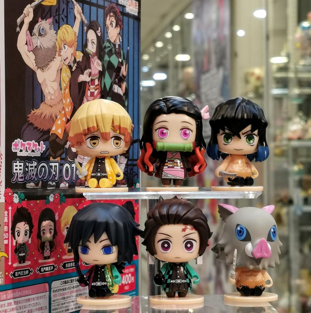 日通動畫日版goodsmile ポケマケッ卜pocket Maquette 鬼滅の刃01 可更換坐 站姿 全套6種現貨發售中每套1元 玩具 遊戲類 玩具 Carousell
