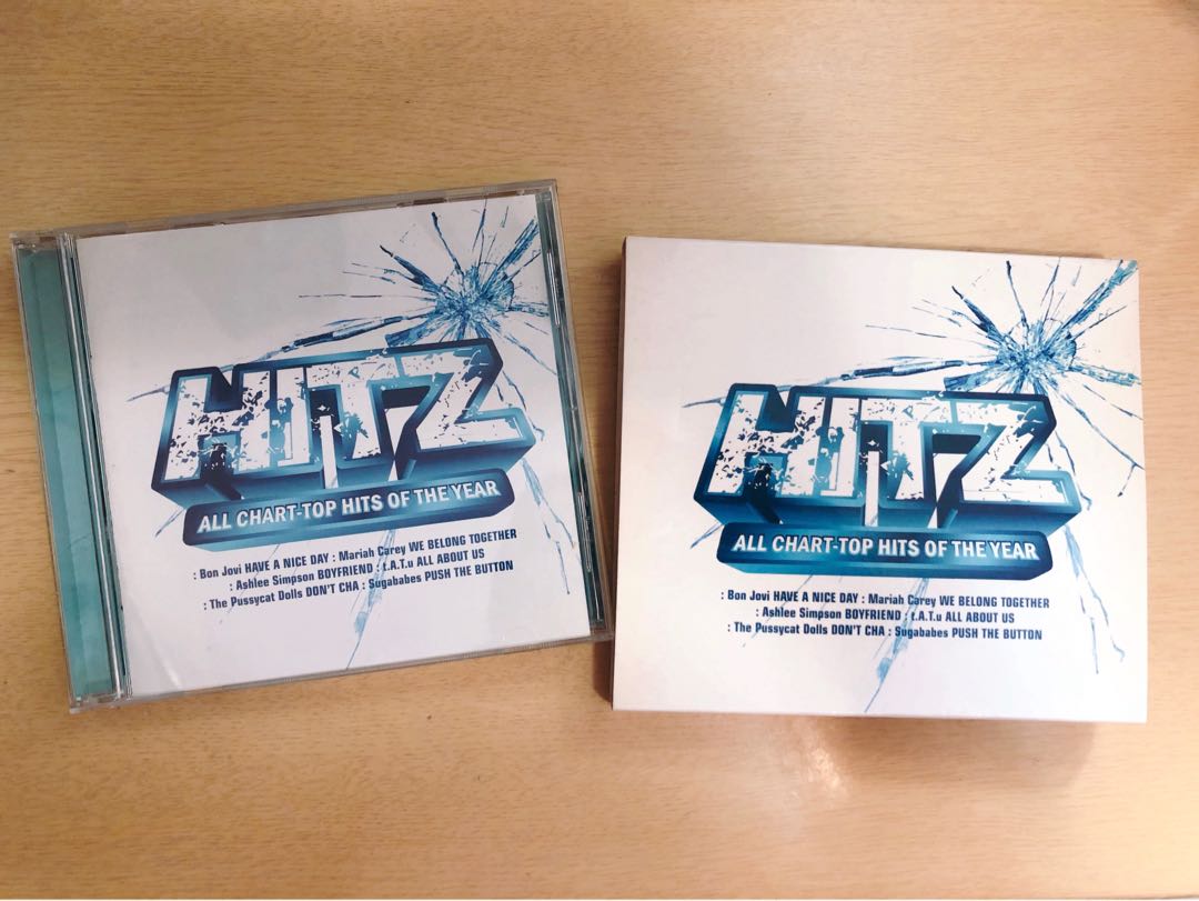 英文歌 CD 💿 Hitz All Chart-Top Hits of the Year 🎵 音樂碟 Bon Jovi Mariah