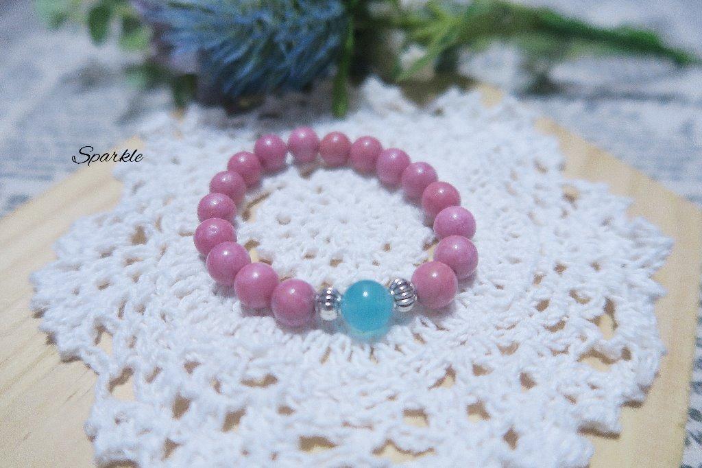 薔薇輝天河石手鏈 Code B0813a 手作 自家設計 手作產品 飾物 Carousell