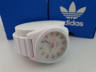 adidas white colour watch