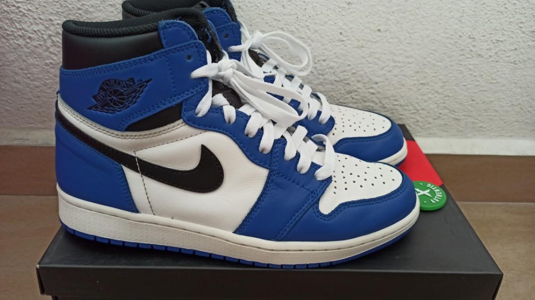 game royal 1s white laces
