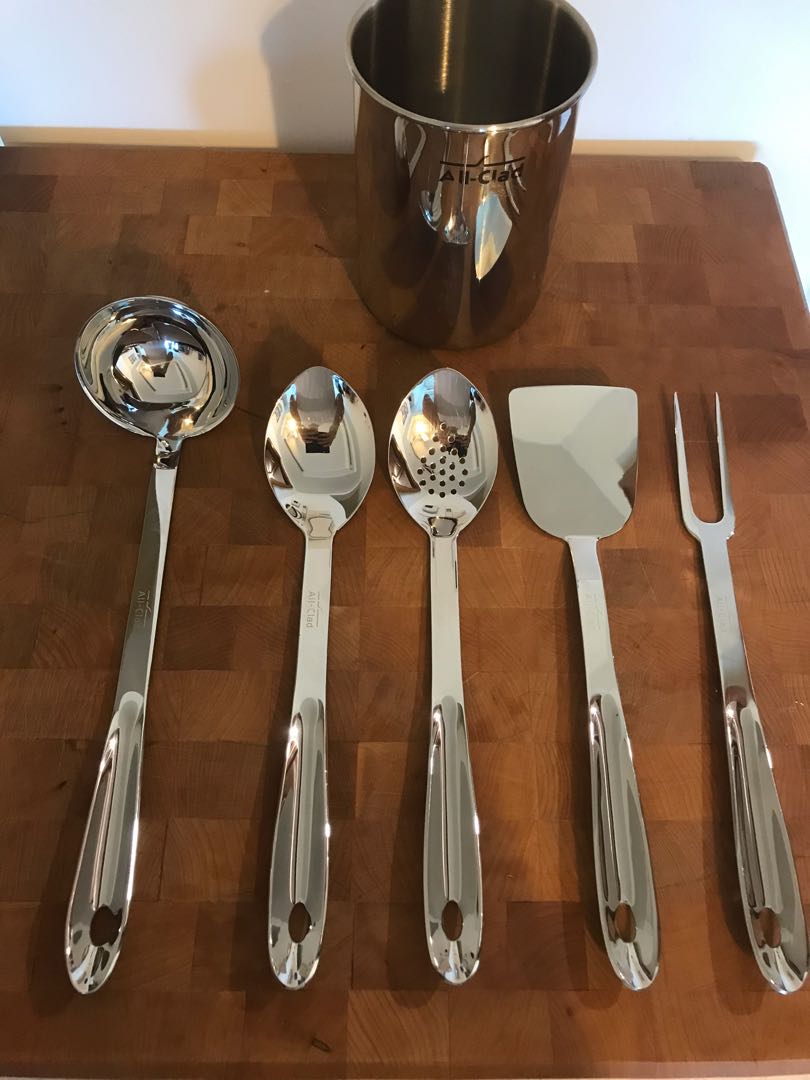 AllClad Serving Utensil Set, Furniture & Home Living, Kitchenware