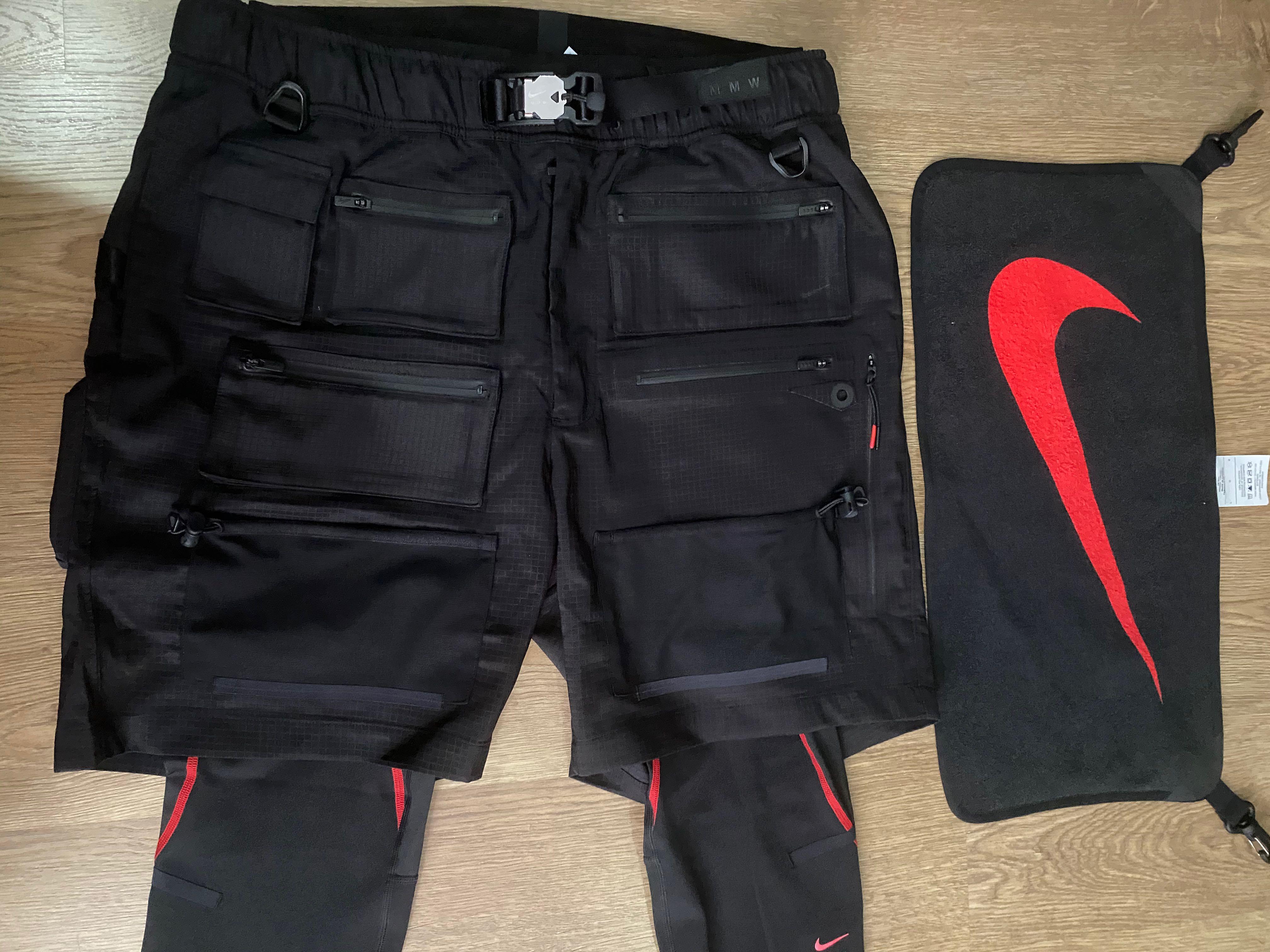 Nike Mens NSW Hybrid Trousers Dark Grey HeatherBlackBlackBlack 