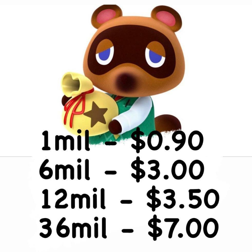 Animal Crossing new horizon Bells, Fish baits, nook miles ticket ACNH, Video Gaming, Gaming