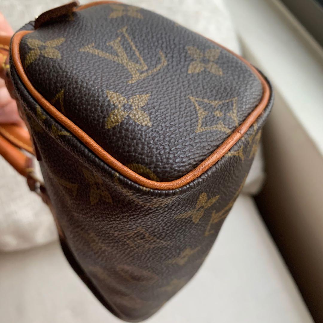 AUTHENTIC LV LOUIS VUITTON Mini HL Speedy Nano Bag with Crossbody Monogram  Strap, Luxury, Bags & Wallets on Carousell