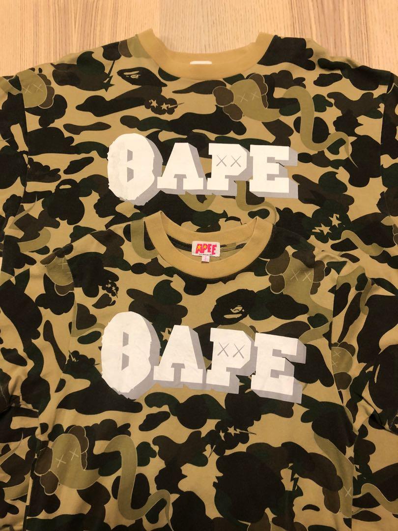 bape x kaws shirt