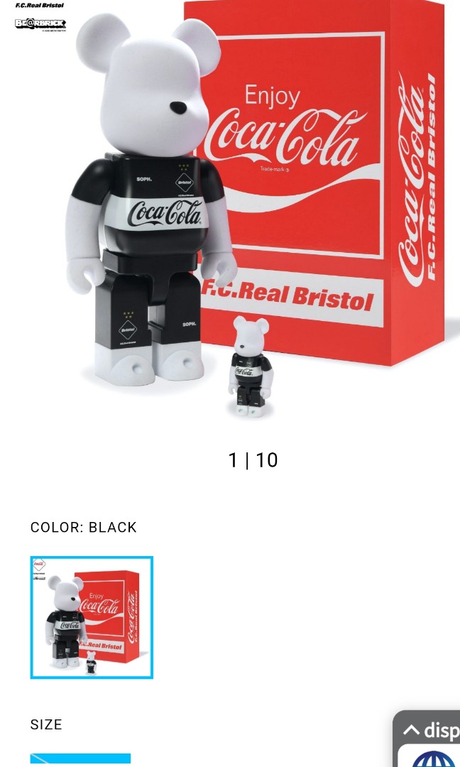 BE@RBRICK COCA-COLA × F.C.R.B 100% 400%-silversky-lifesciences.com