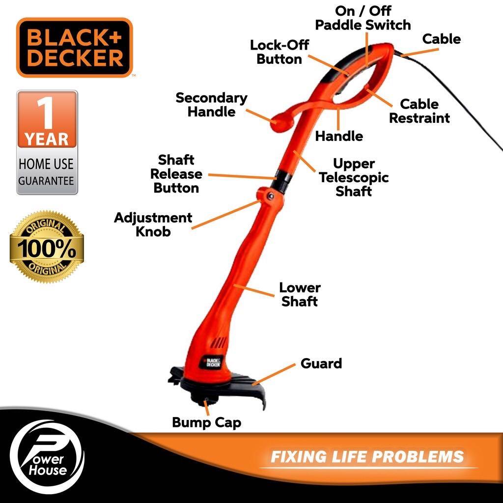 Black decker 2025 23cm strimmer