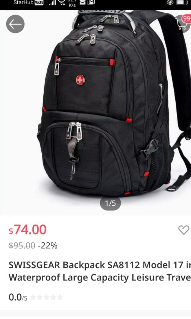 Brand new Waterproof Victorinox backpack, Men's Fashion, Bags