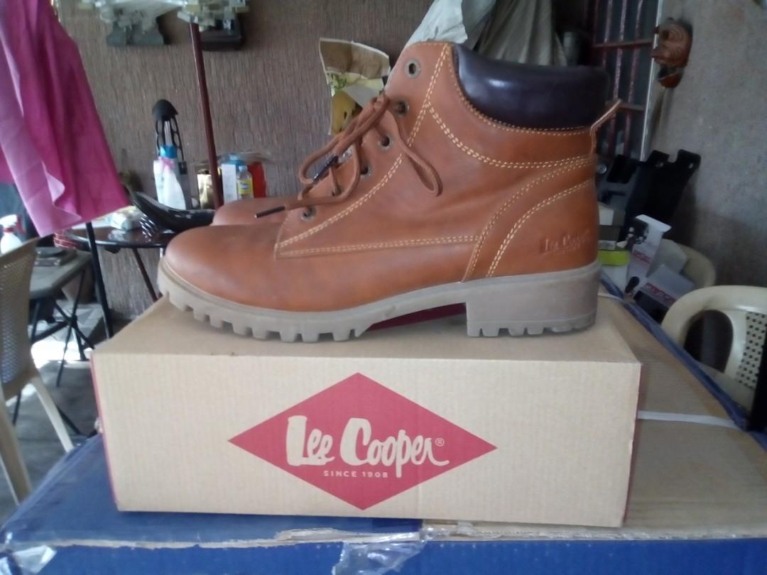 Lee cooper tan boots hotsell
