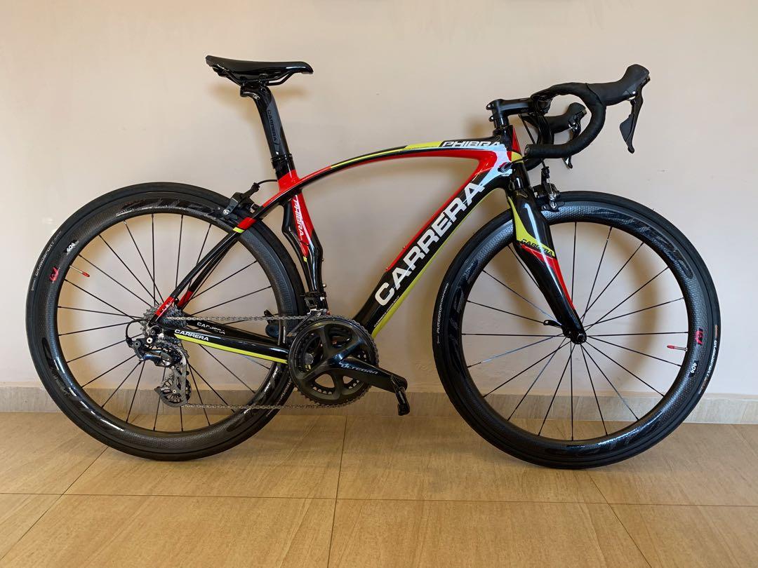 Carrera Phibra Evo Carbon Road Bike , Sports Equipment, Bicycles & Parts,  Bicycles on Carousell