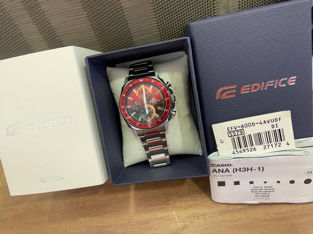 Casio Edifice EFV 600D 4AVUDF Mobile Phones Gadgets Wearables