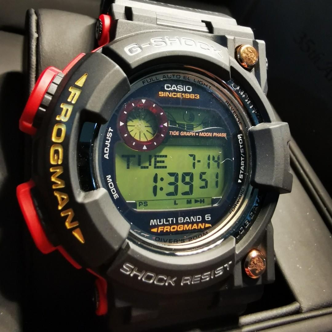 G shock frogman clearance 35th anniversary