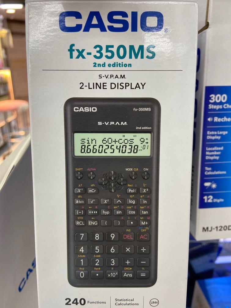 Casio Scientific Calculator Fx 350ms Computers Tech Printers Scanners Copiers On Carousell