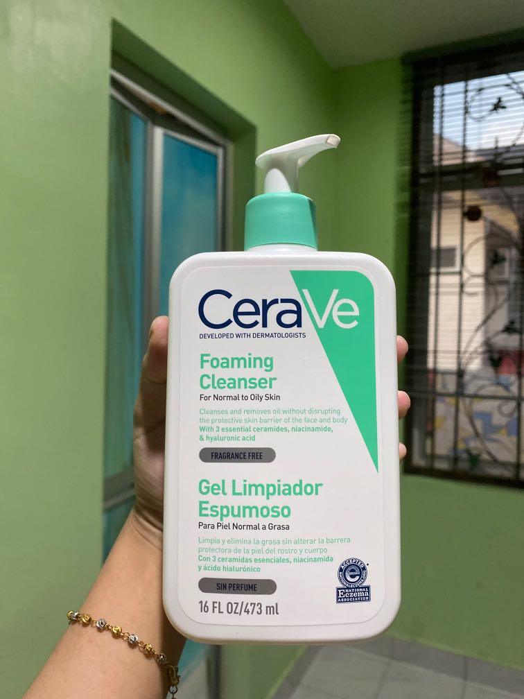 harga cerave foaming cleanser