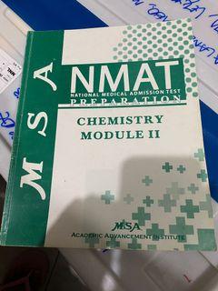 Chemistry 2 - MSA NMAT Review Book (Reviewer) - NOT sold in bookstores | Sold as a Set