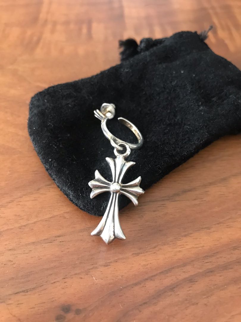 Chrome hearts cross earring online