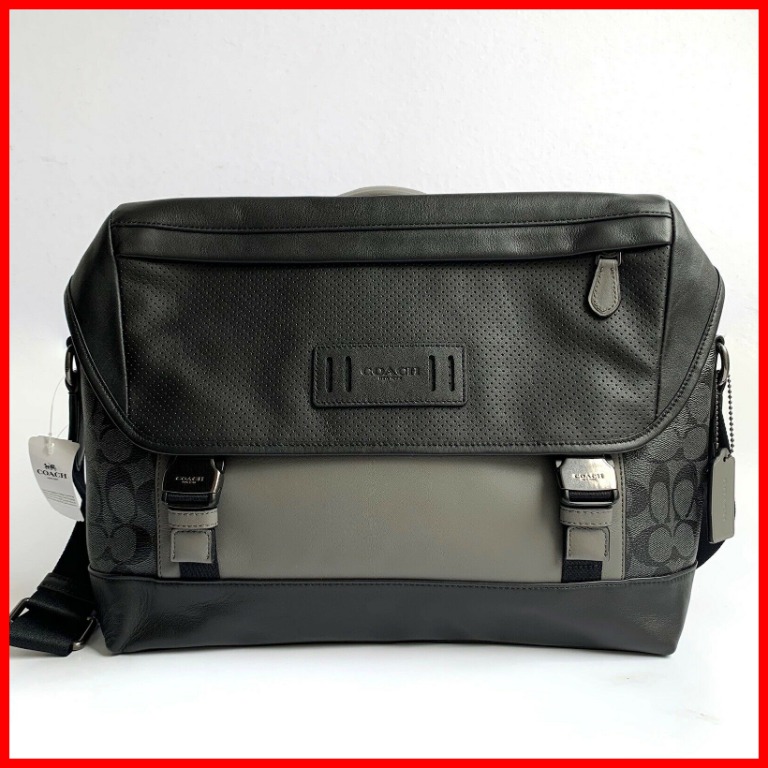Coach Ranger Messenger in Signature Colorblock Men Bag Original Cash On Delivery