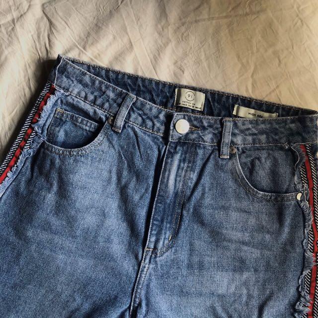 Cotton On High 90s Jeans Women S Fashion Clothes Pants Jeans Shorts On Carousell