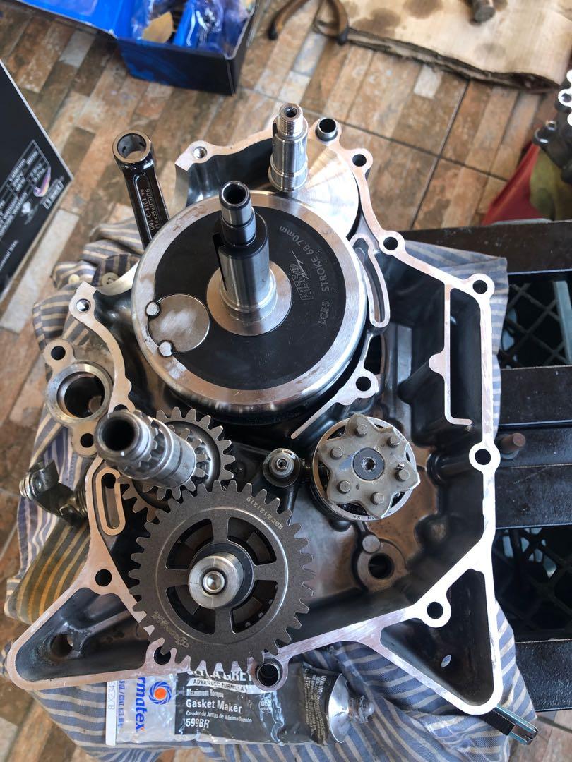 Crankshaft jackrod y15 5mm rod 103, Motorbikes on Carousell