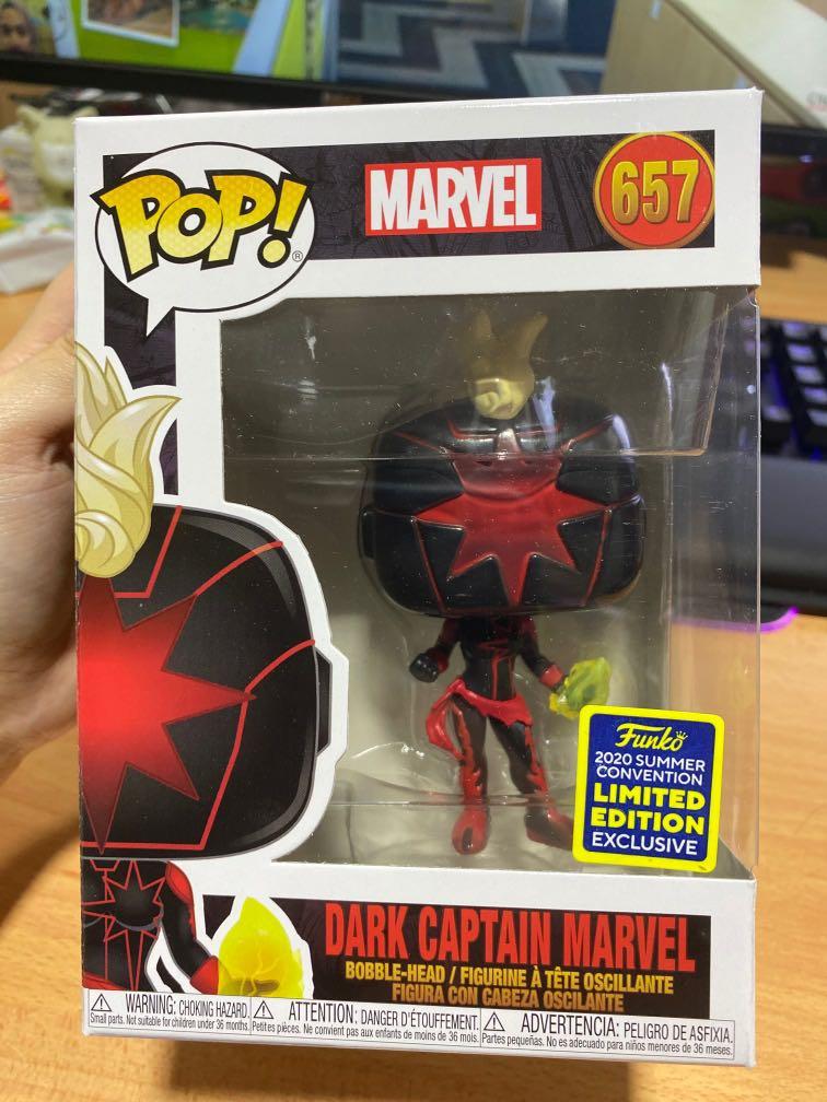 dark captain marvel funko pop