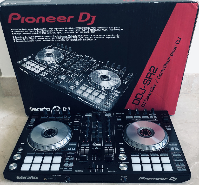 DDJSR2 Pioneer Digital Controller + BUBM DJ controller bag, Hobbies