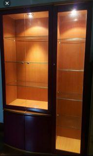 Display Twin Glass Cabinet